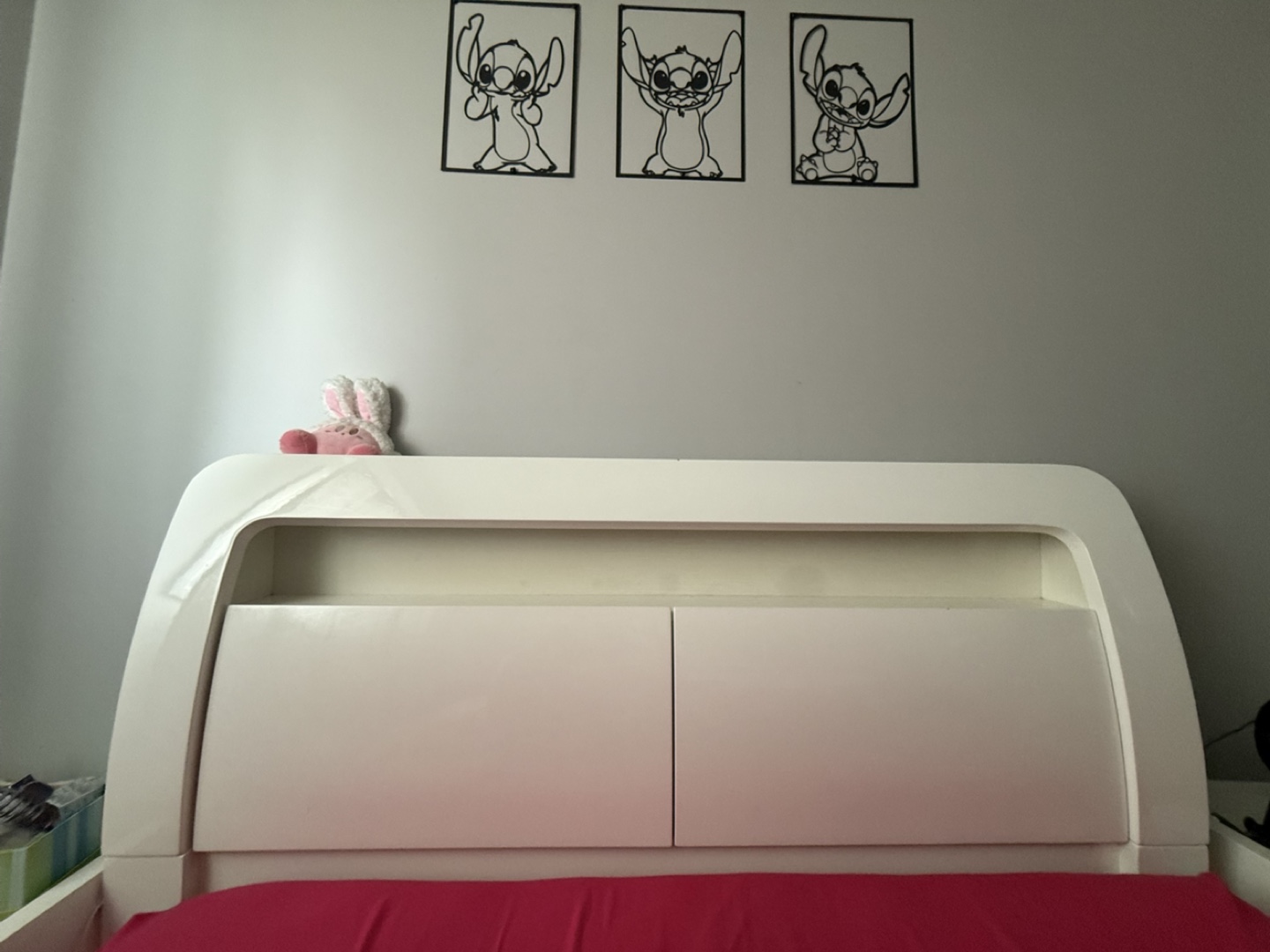 White Dresser and Headboard - photo 5