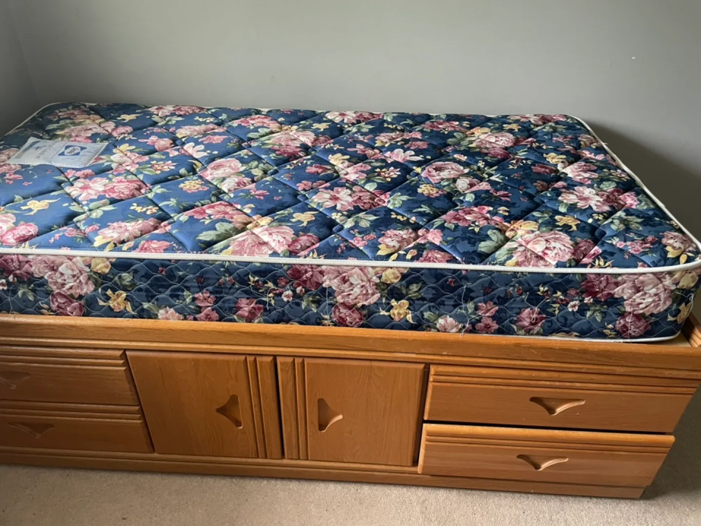 🏒Twin size Captains Bed with mattress image indicator(2)