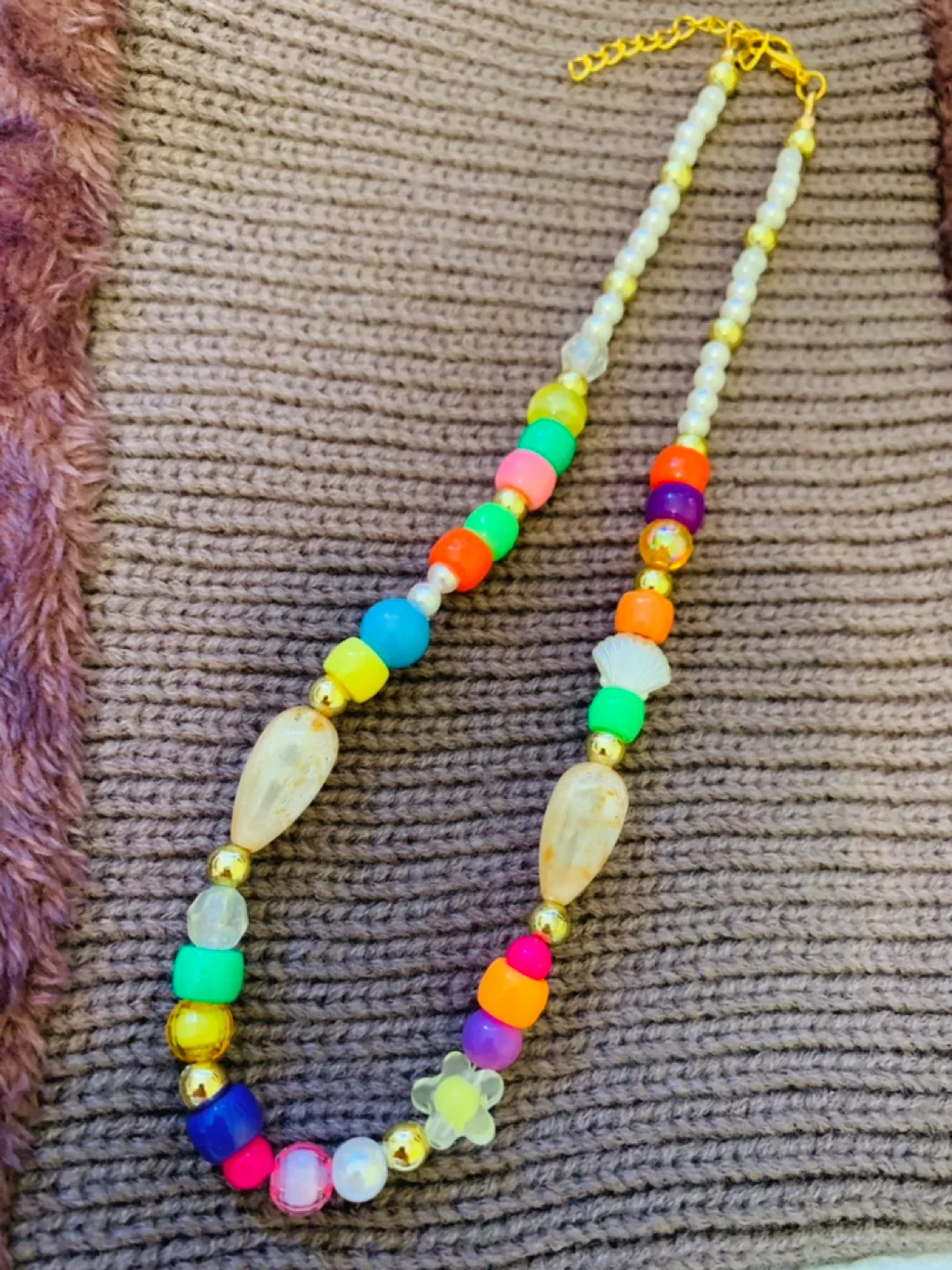 Handmade Beaded Necklace image indicator(3)