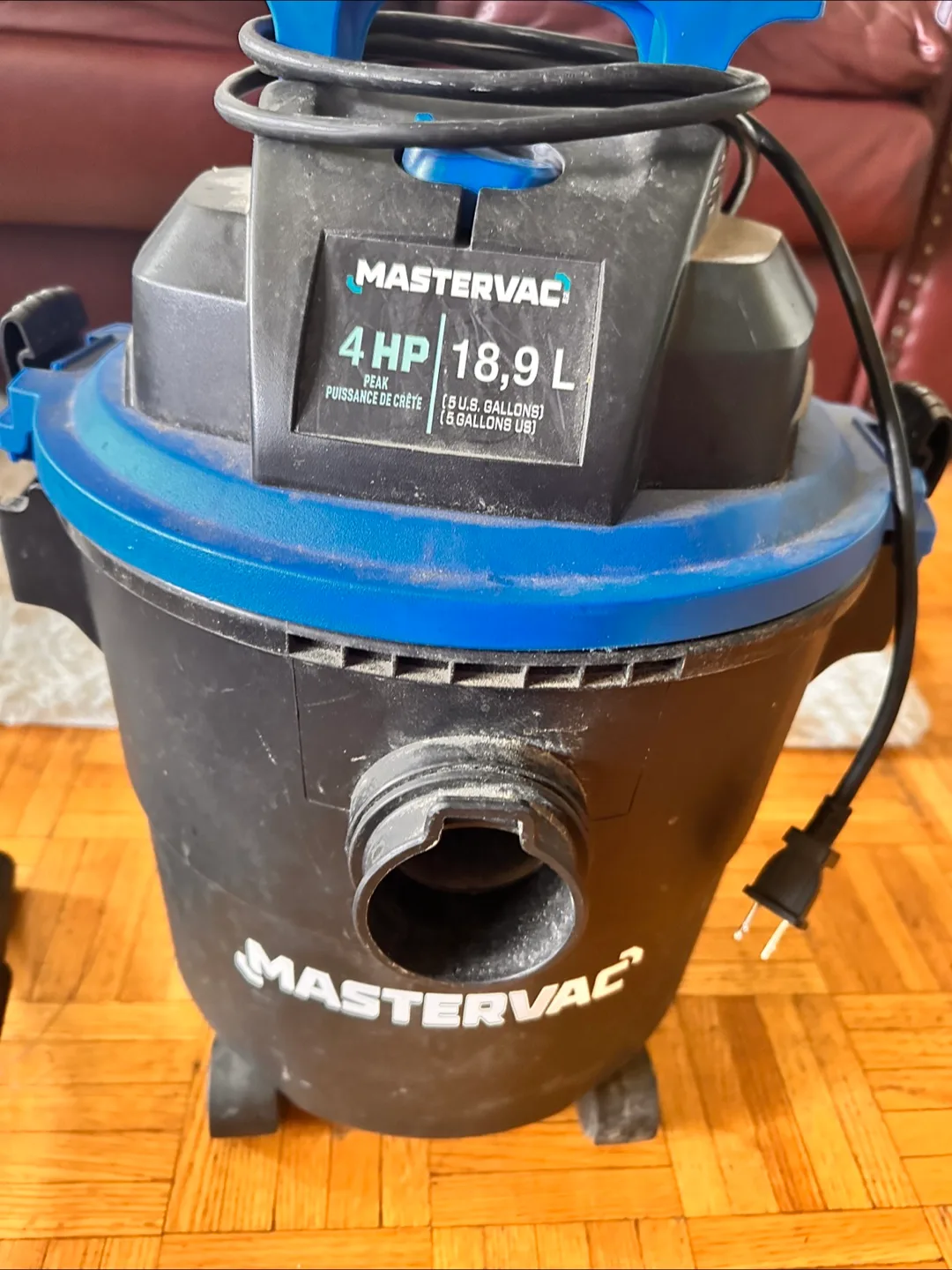 Mastervac 4HP 18.9L Wet/Dry Vacuum thumbnail