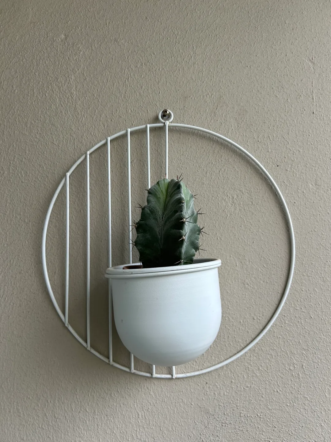 White Metal Wall Planter thumbnail