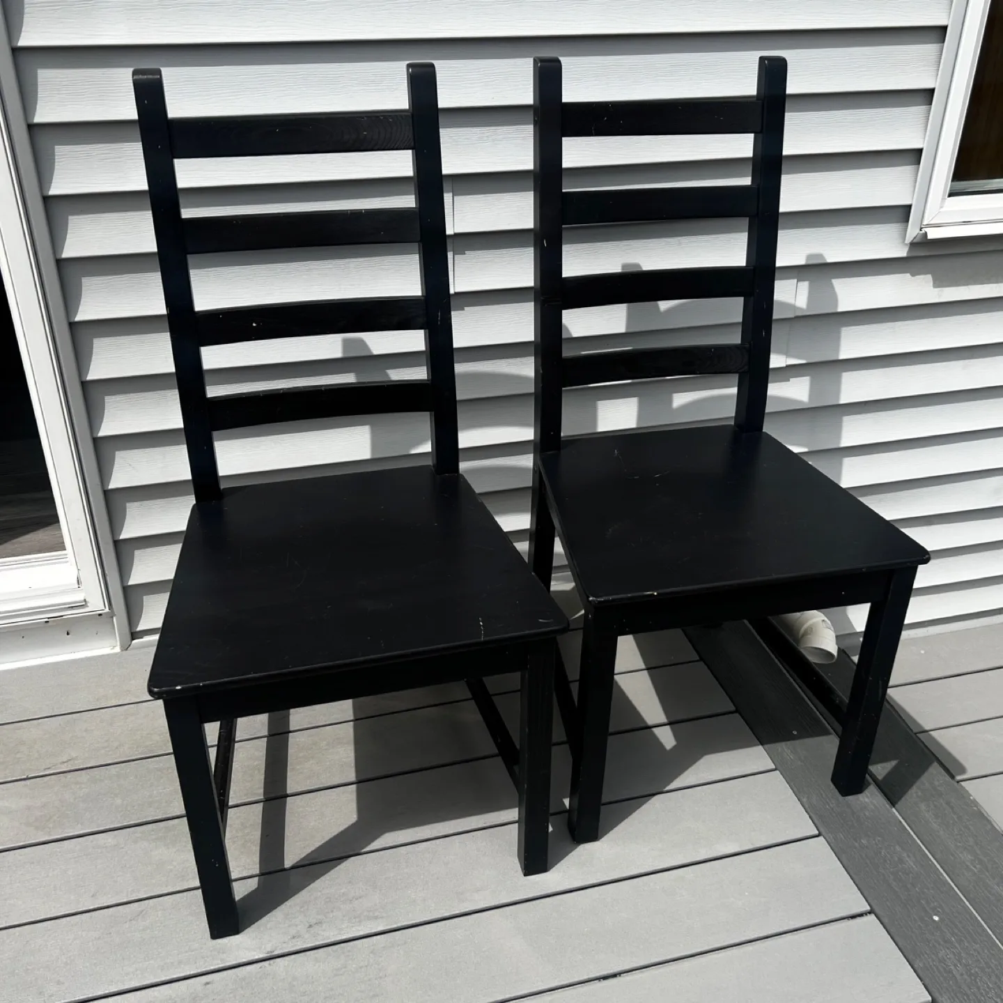 Wooden Ladderback Chairs thumbnail