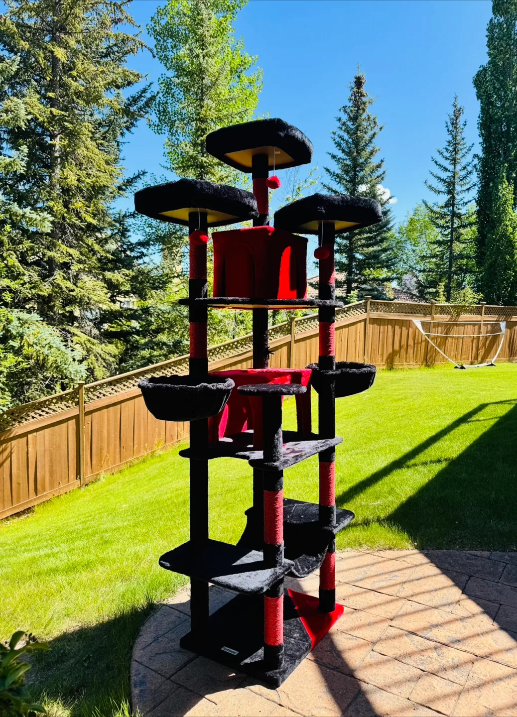 80” Cat Tree / Cat Tower – Gothic Style – for Large Cats image indicator(2)