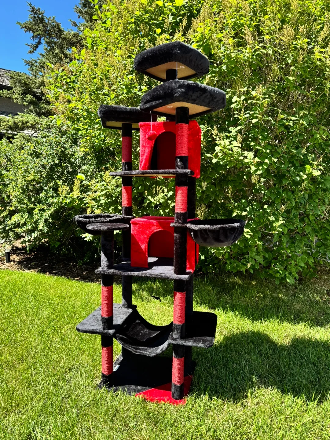 80” Cat Tree / Cat Tower – Gothic Style – for Large Cats image indicator(4)