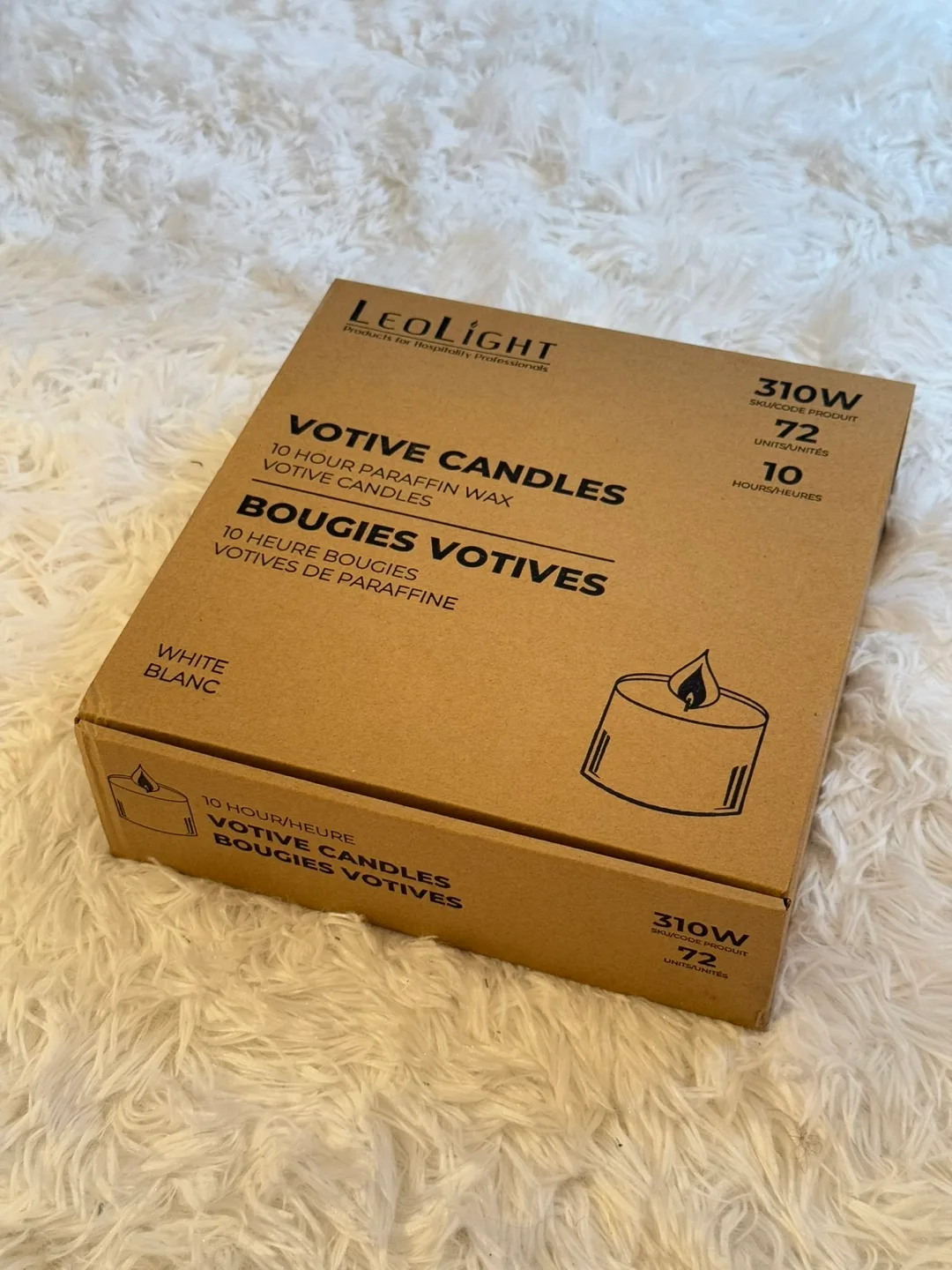 LeoLight Votive Candles - 72 Pack thumbnail