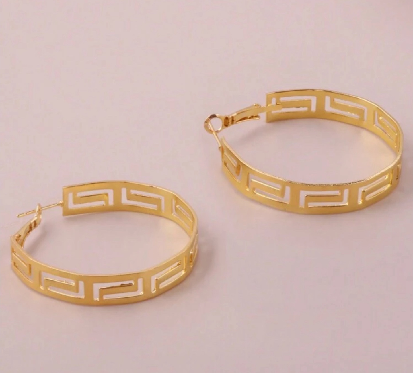 Gold Greek Key Bracelet and Ring Set - photo 5