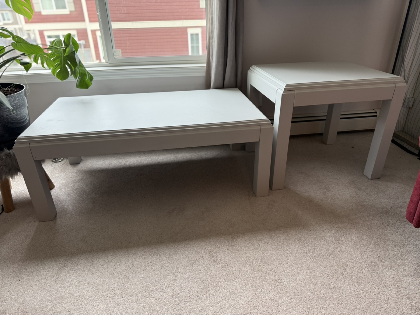 Light grey Coffee Table / Side Table Set
