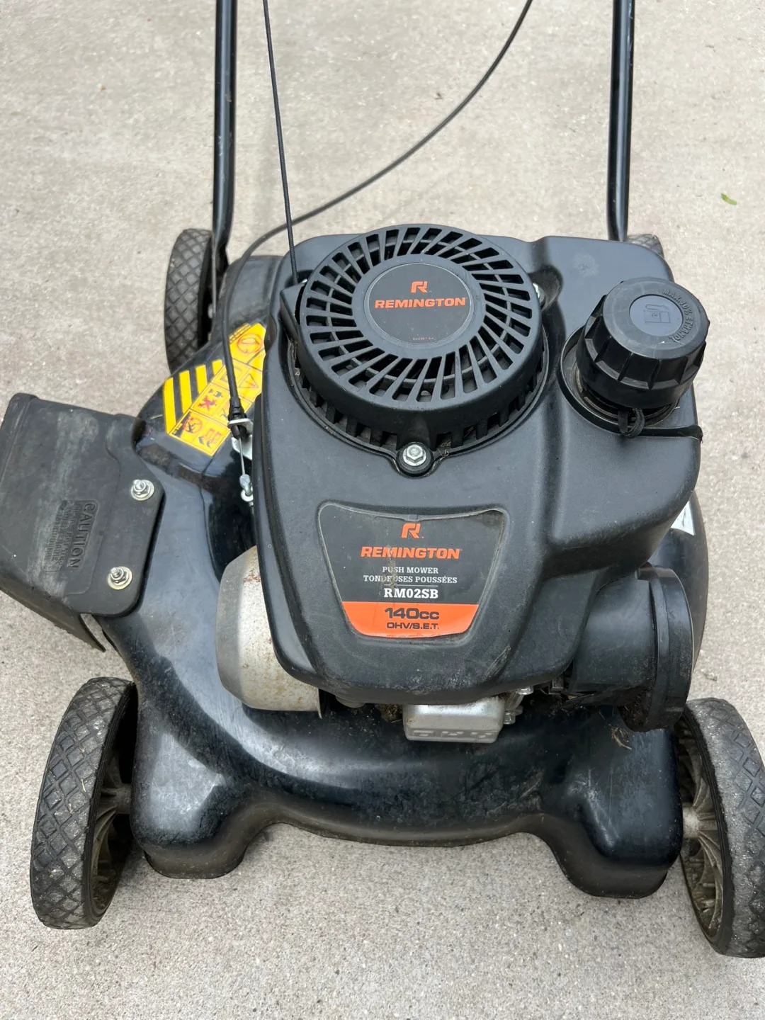 Two good working lawn mowers thumbnail