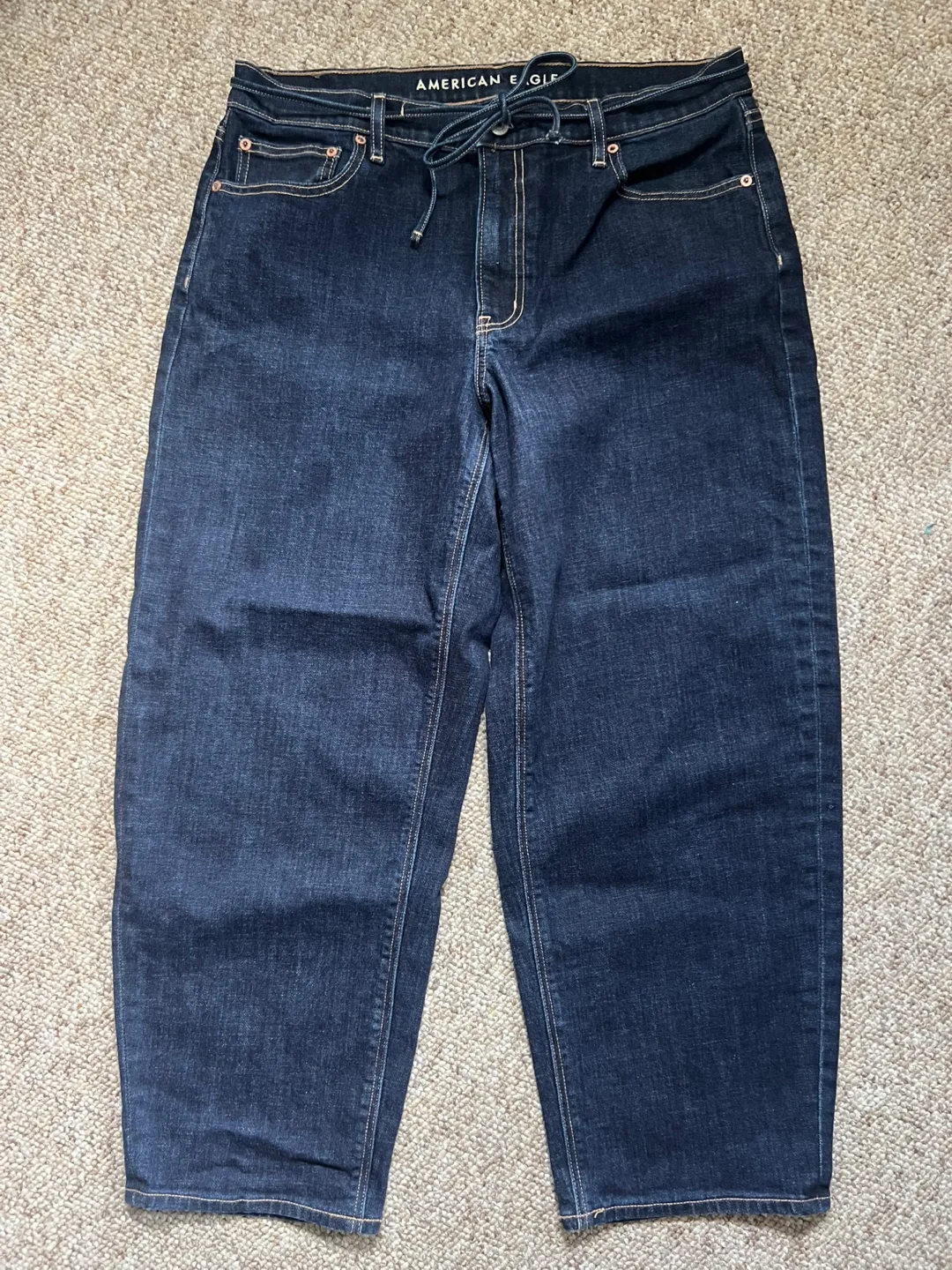 American Eagle Outfitters Barrel Jeans - Size 12 image indicator(2)