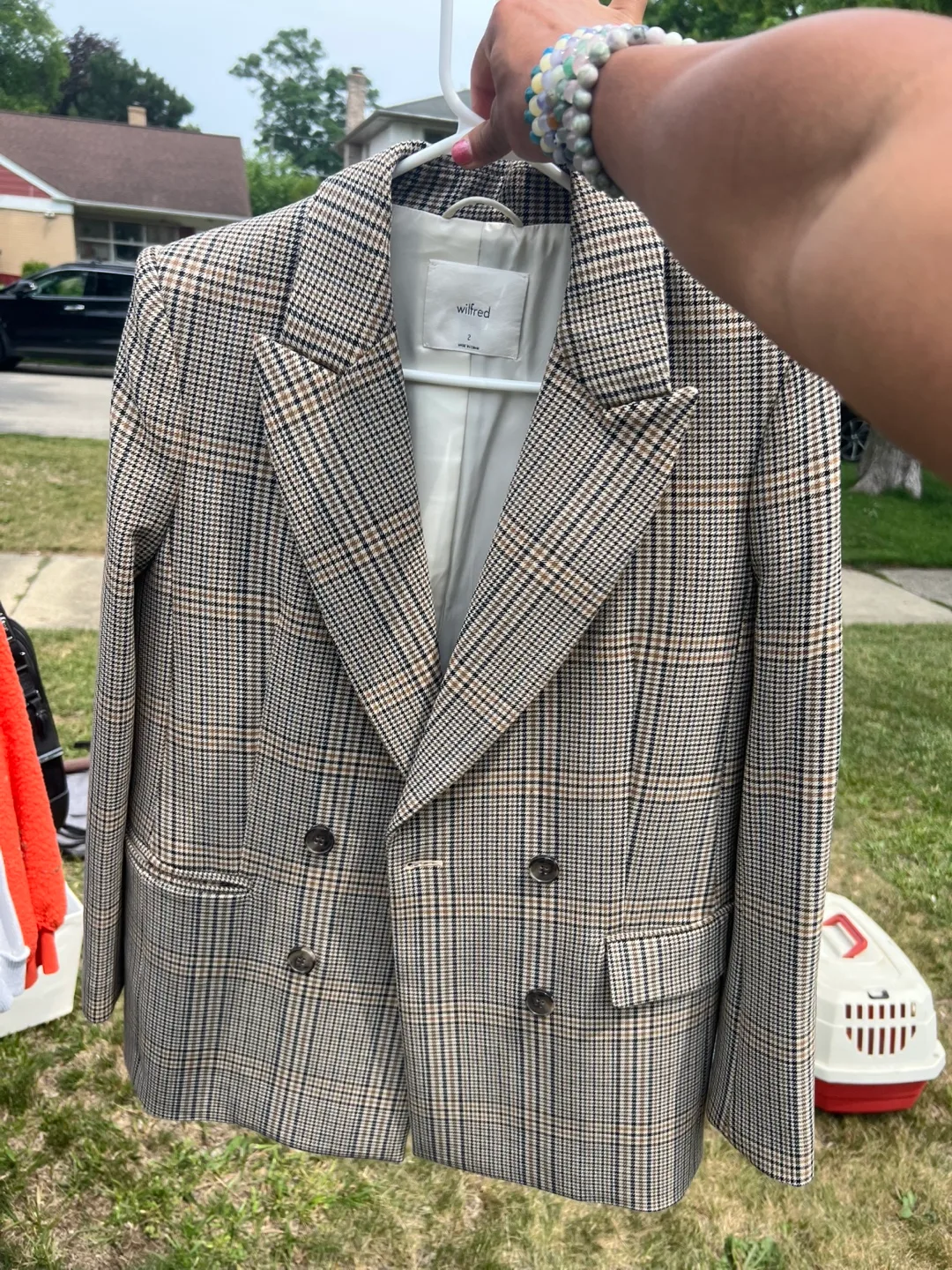 Wilfred Plaid Blazer thumbnail