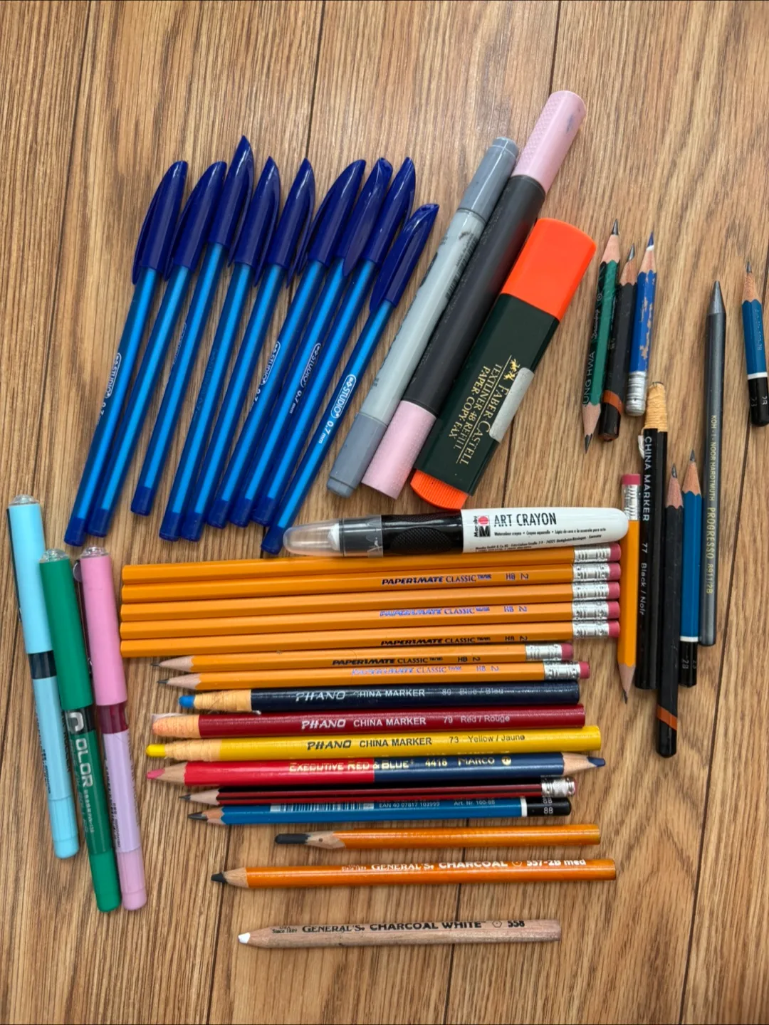 Assorted Pens, Pencils & Markers thumbnail