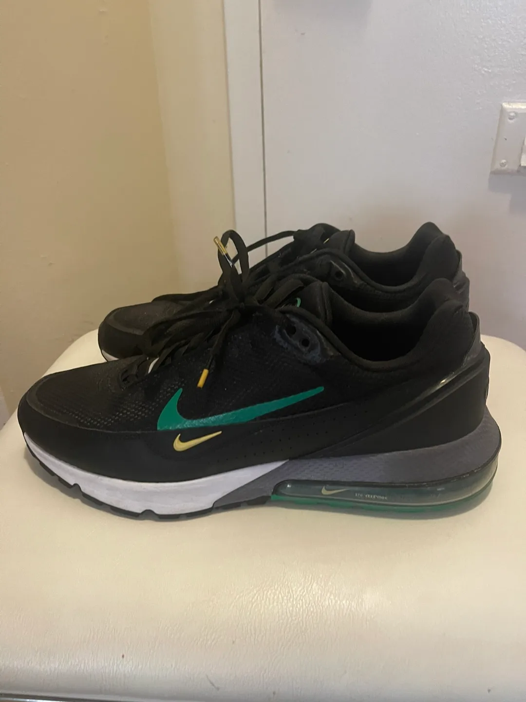 Nike Air Max LTD 3 Golf Shoes - Black/Green thumbnail
