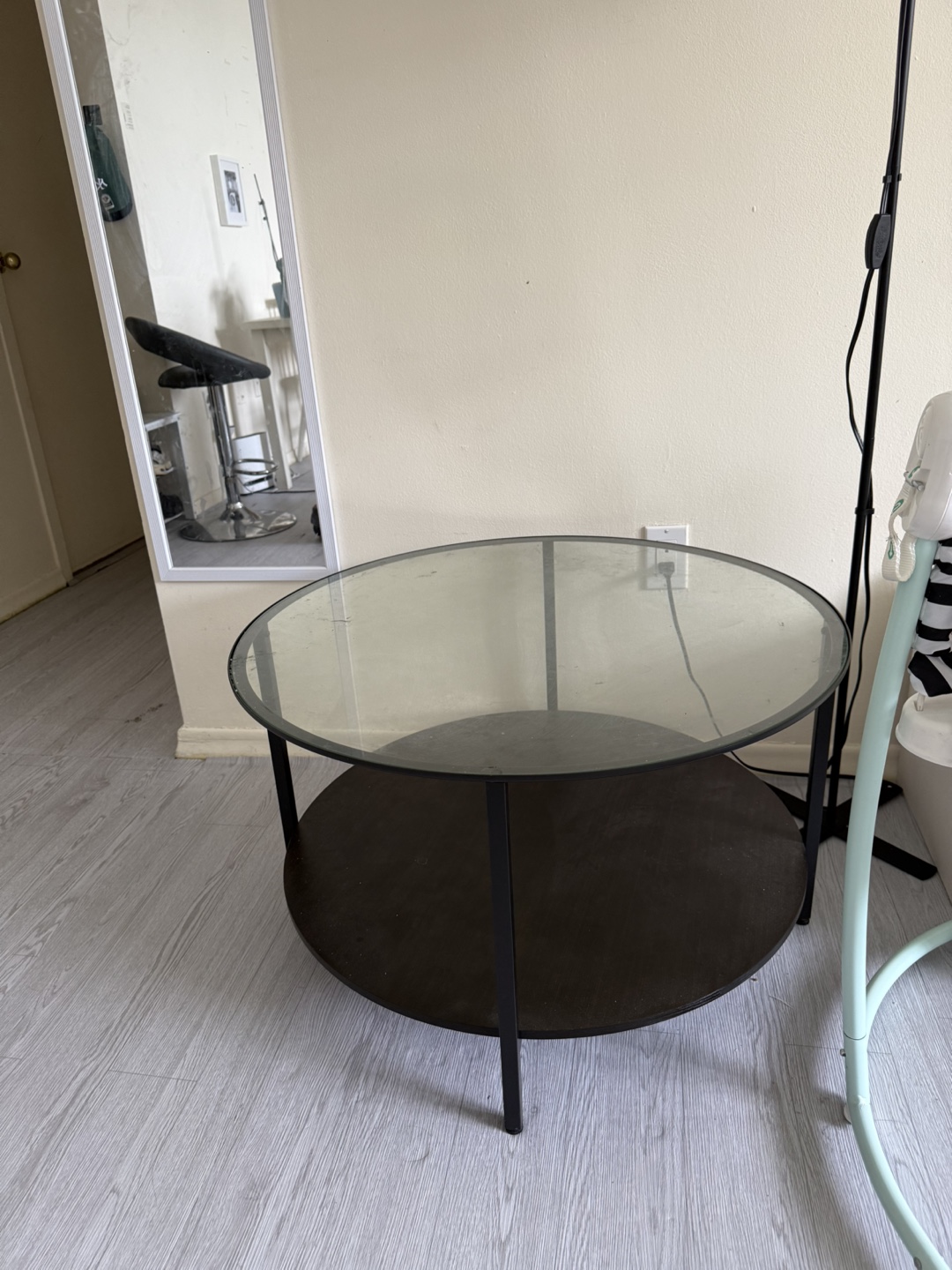 Round Glass Coffee Table