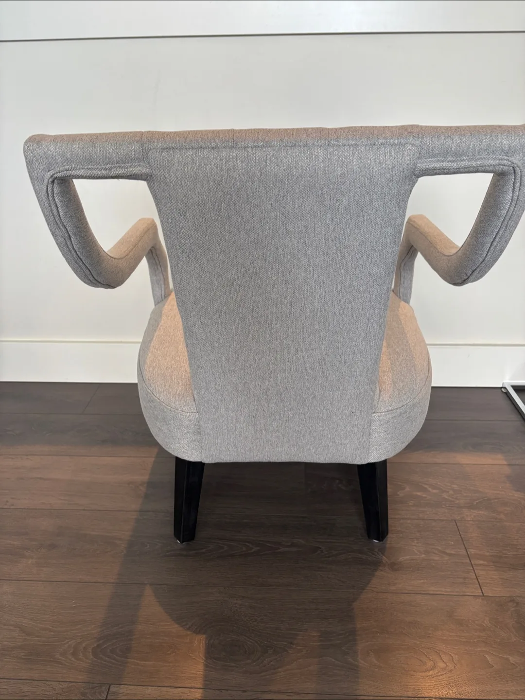 Grey Armchair with Unique Design image indicator(3)