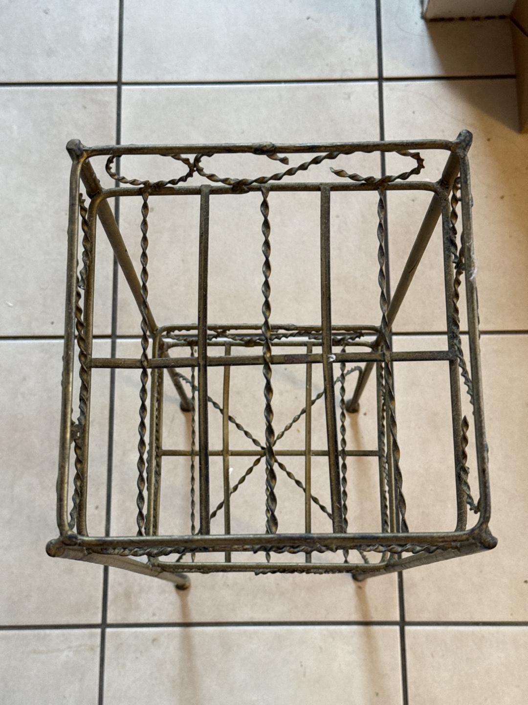 Vintage Metal Plant Stand - photo 2