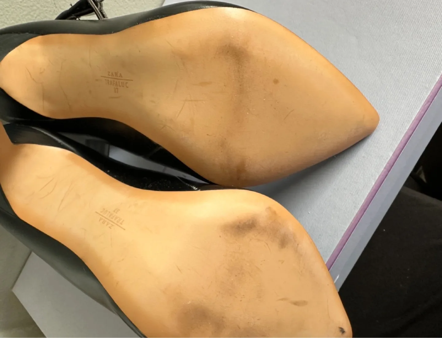 Zara Black Heels - Size 37 image indicator(4)