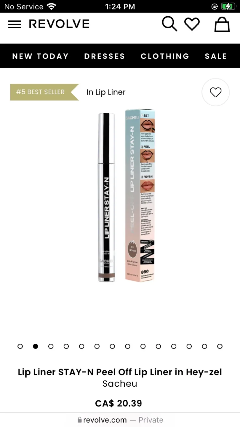 Sealed sacheu lip liner stain thumbnail