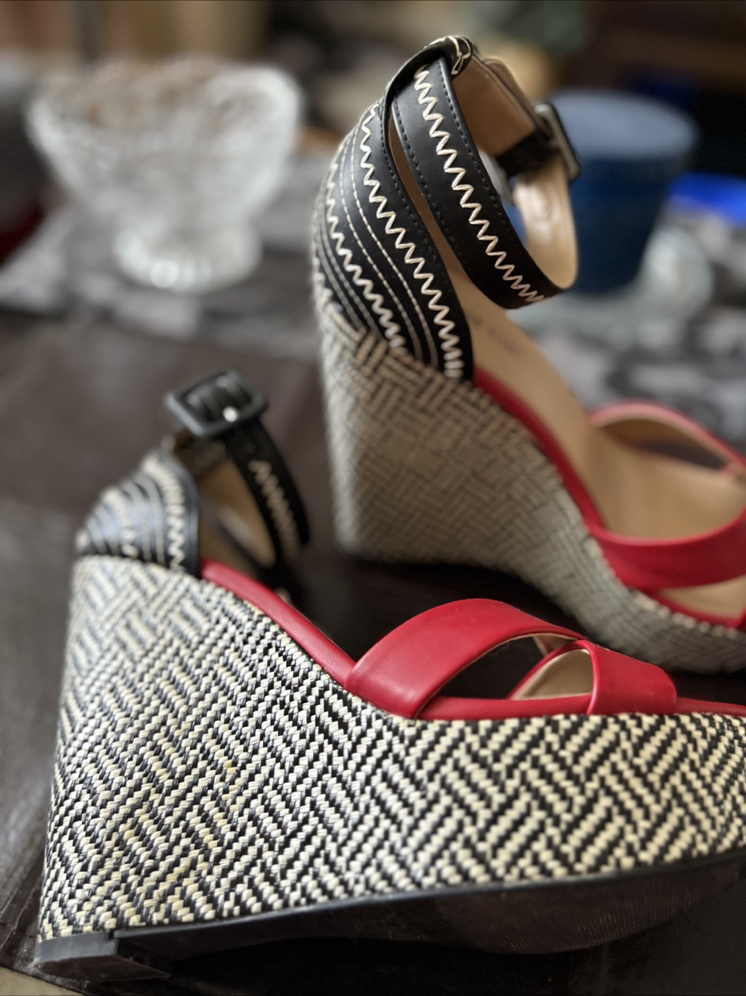 JustFab Melrose Wedge Sandals - Size 7.5 - photo 3