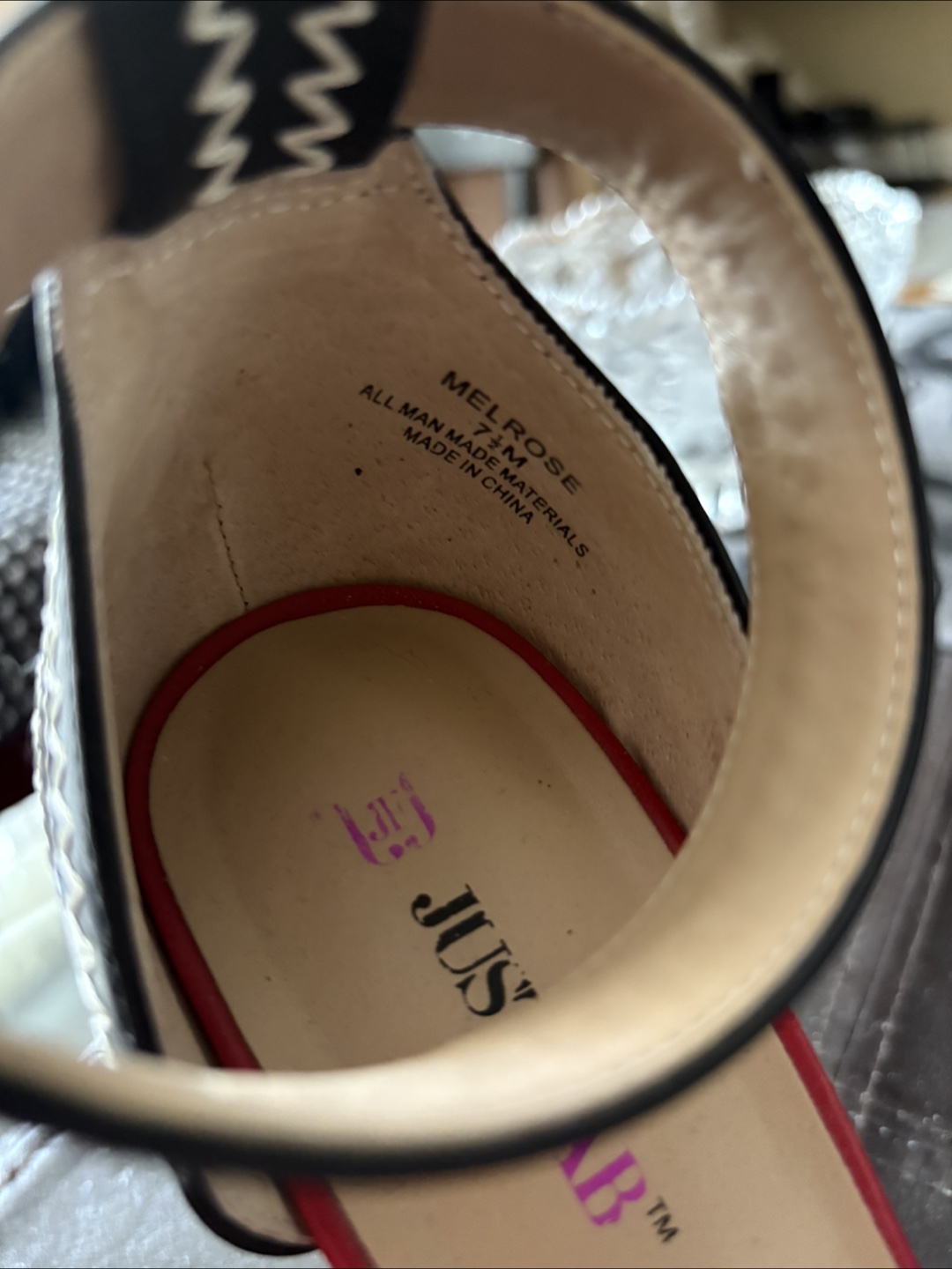 JustFab Melrose Wedge Sandals - Size 7.5 - photo 4