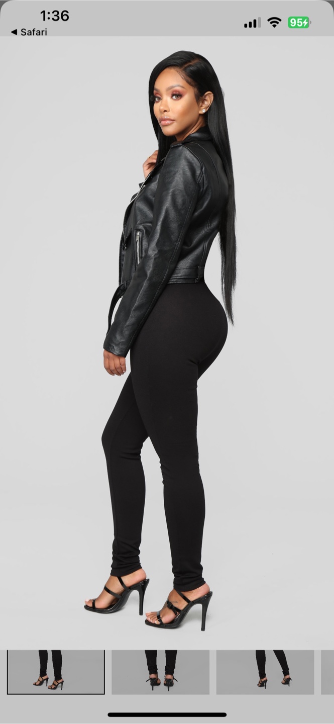 Fashion Nova Black Leggings - M - photo 4