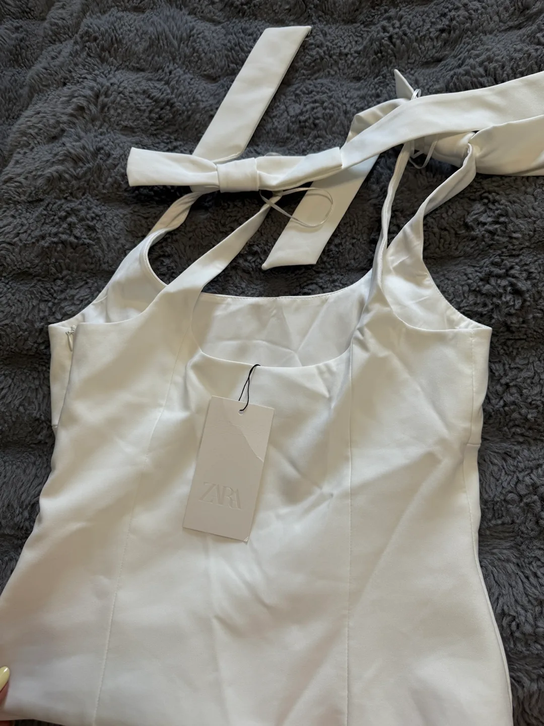 Zara White Top - Size M image indicator(7)