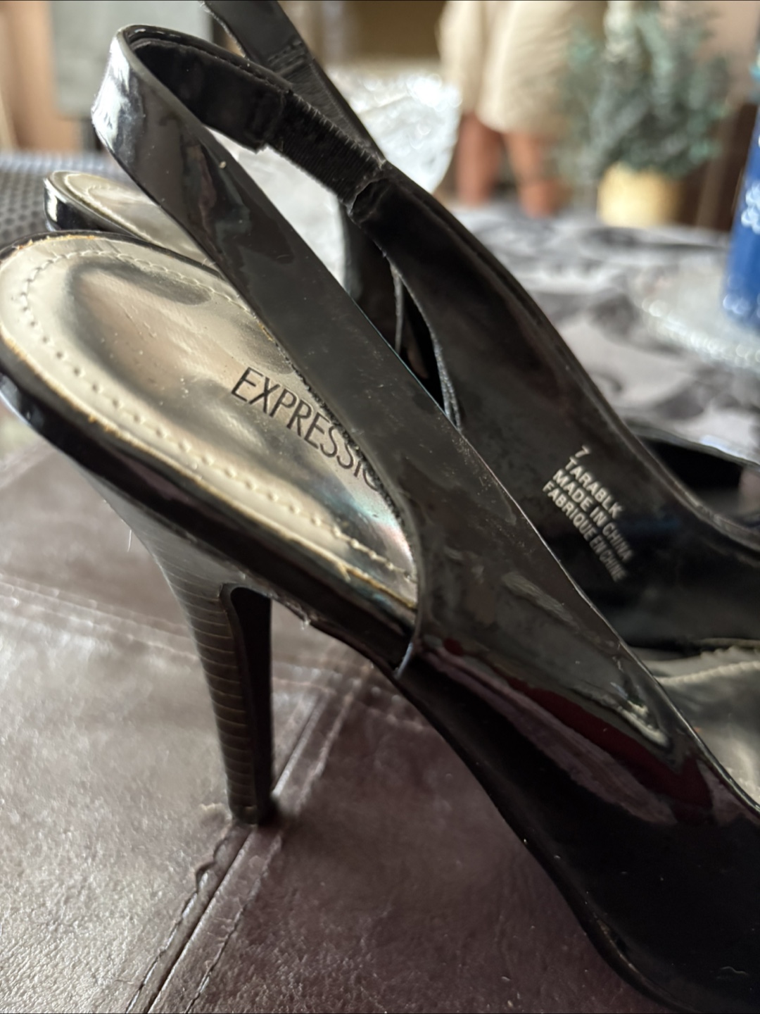 Expressions Black Heels - Size 7 - photo 2