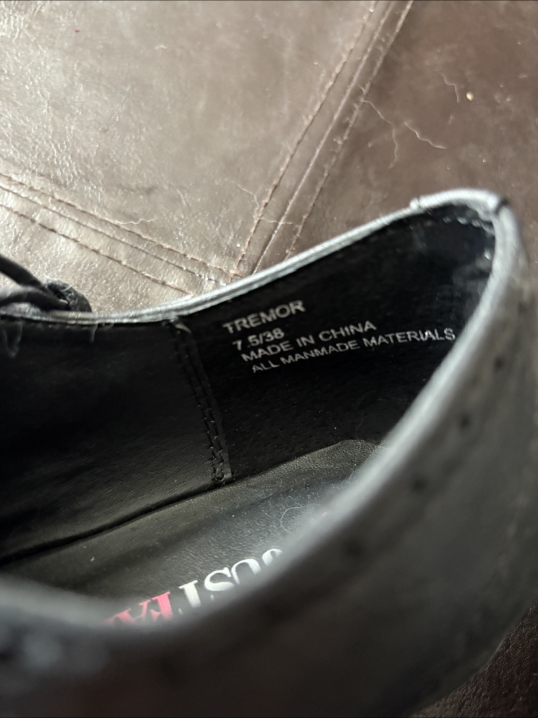 JustFab Tremor Black Oxford Shoes - Size 7.5 - photo 2
