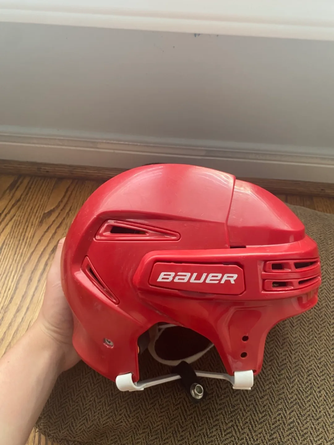 Bauer Hockey Helmet - Red, Size M image indicator(3)