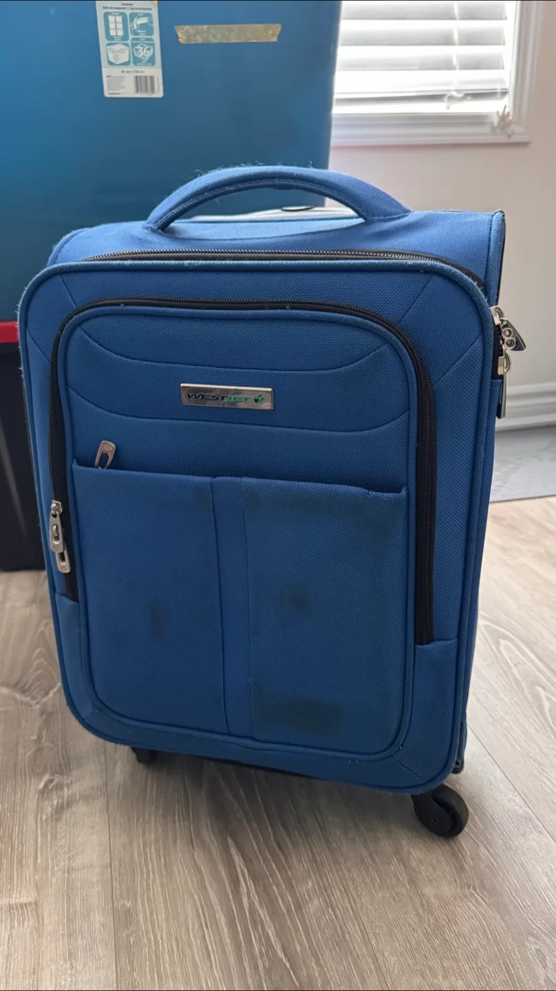 WestJet Blue Carry-On Suitcase thumbnail