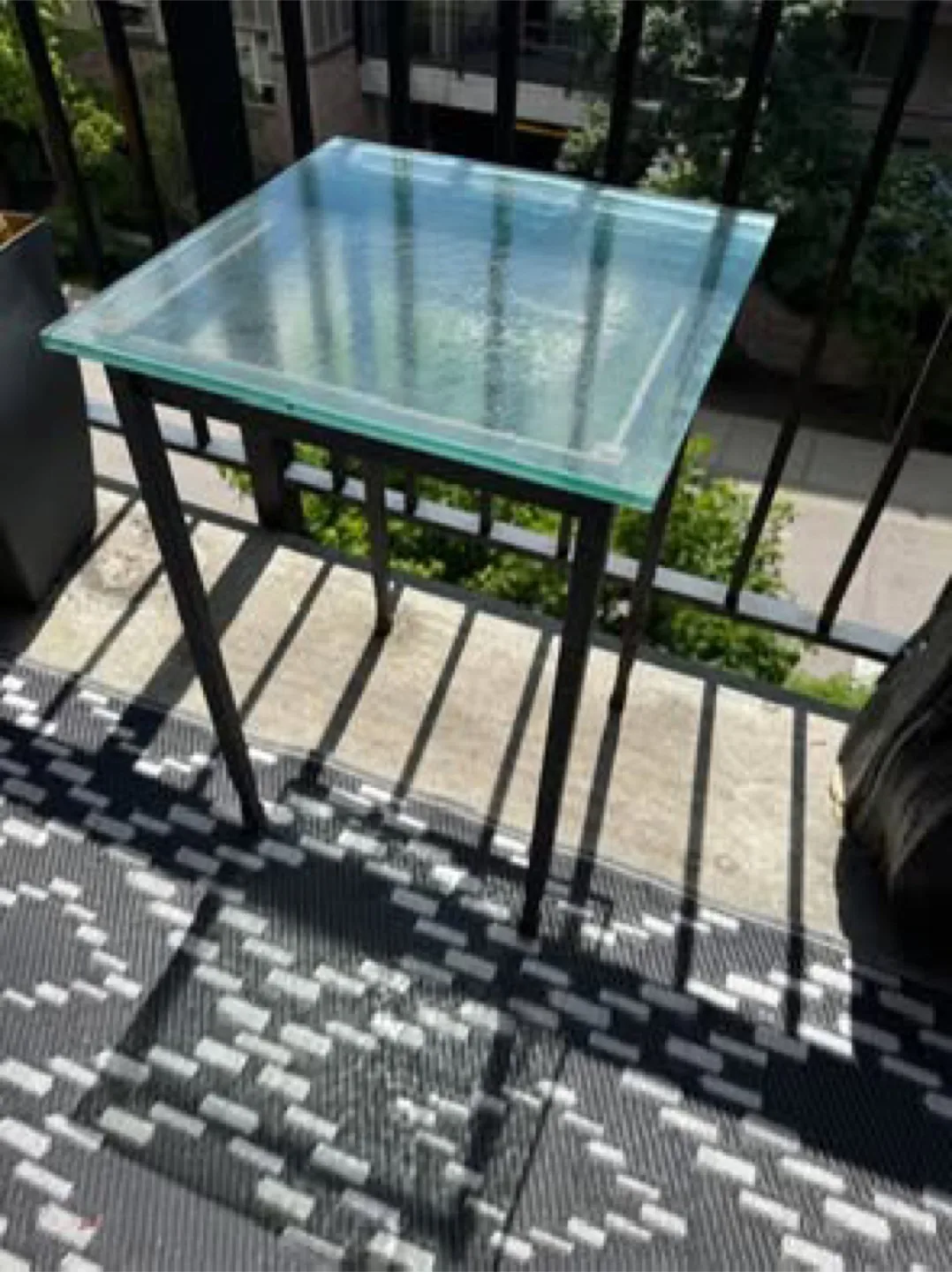 Glass Top Side Table thumbnail
