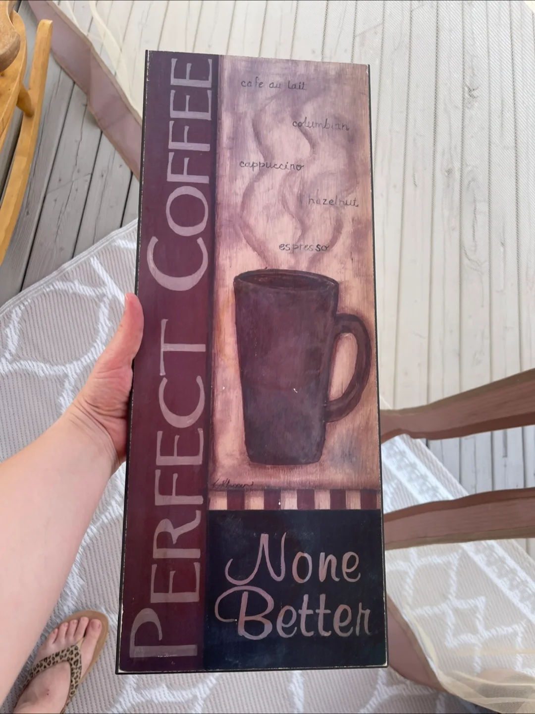 Perfect Coffee Plaque - 8x10-11x14 thumbnail