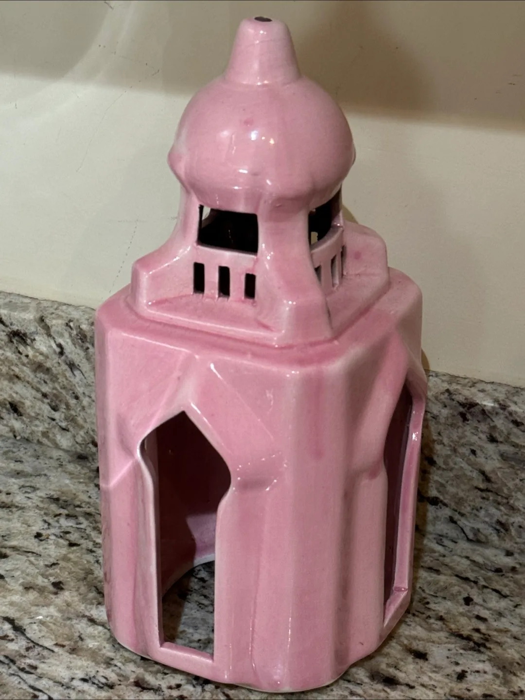 Pink Ceramic Candle Holder thumbnail