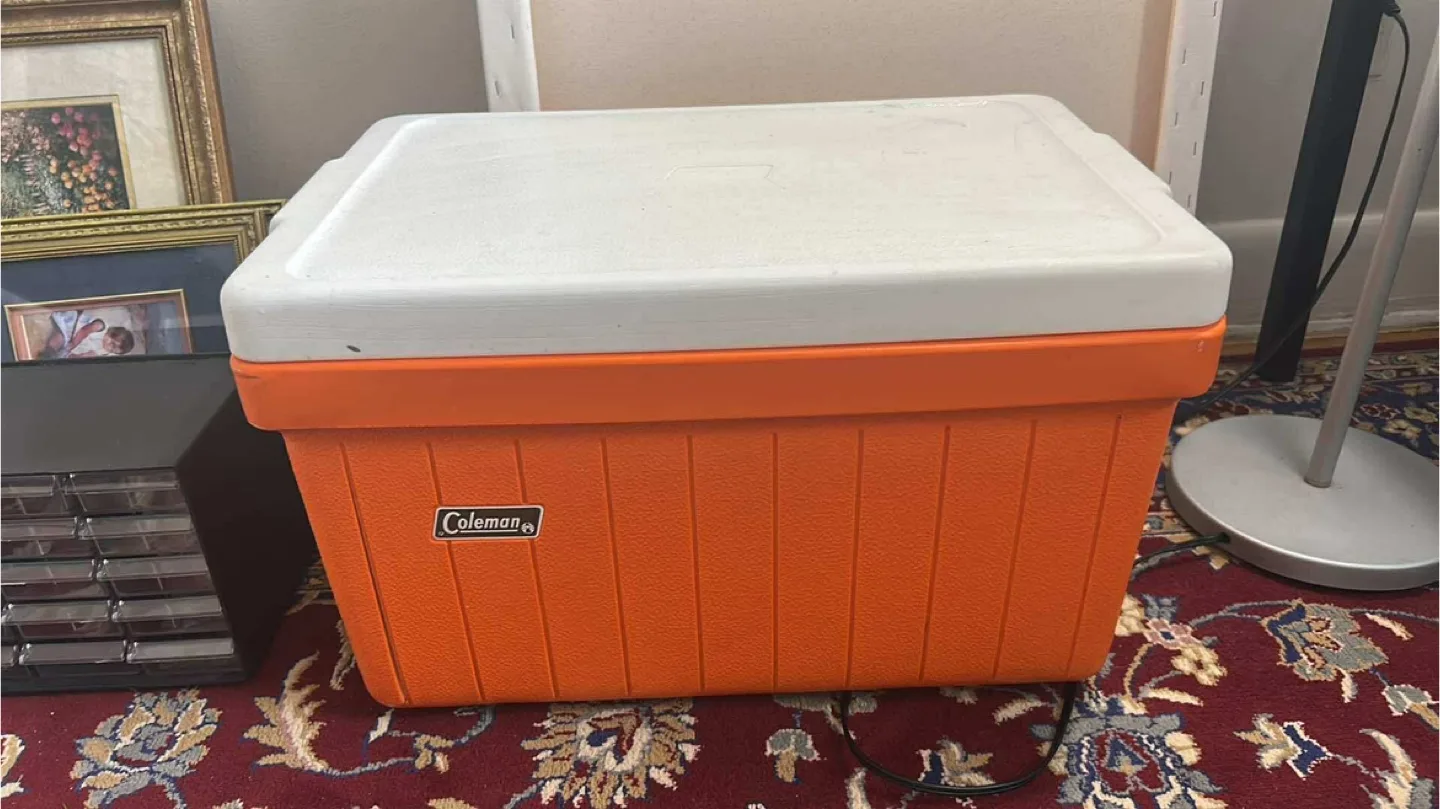 Coleman Orange Cooler thumbnail
