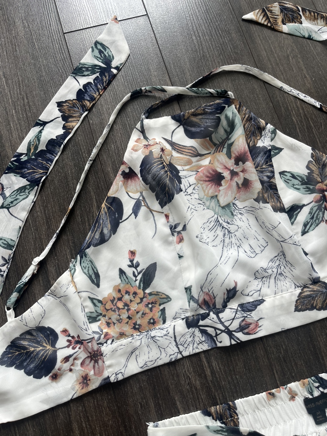 Miss Avenue Floral Two-Piece Set - Size M - photo 3