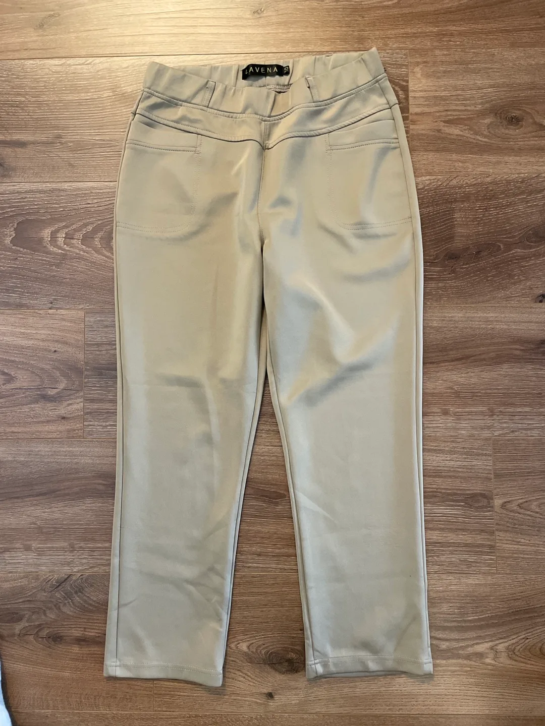 Lavena Beige Cropped Pants - Size 10 thumbnail