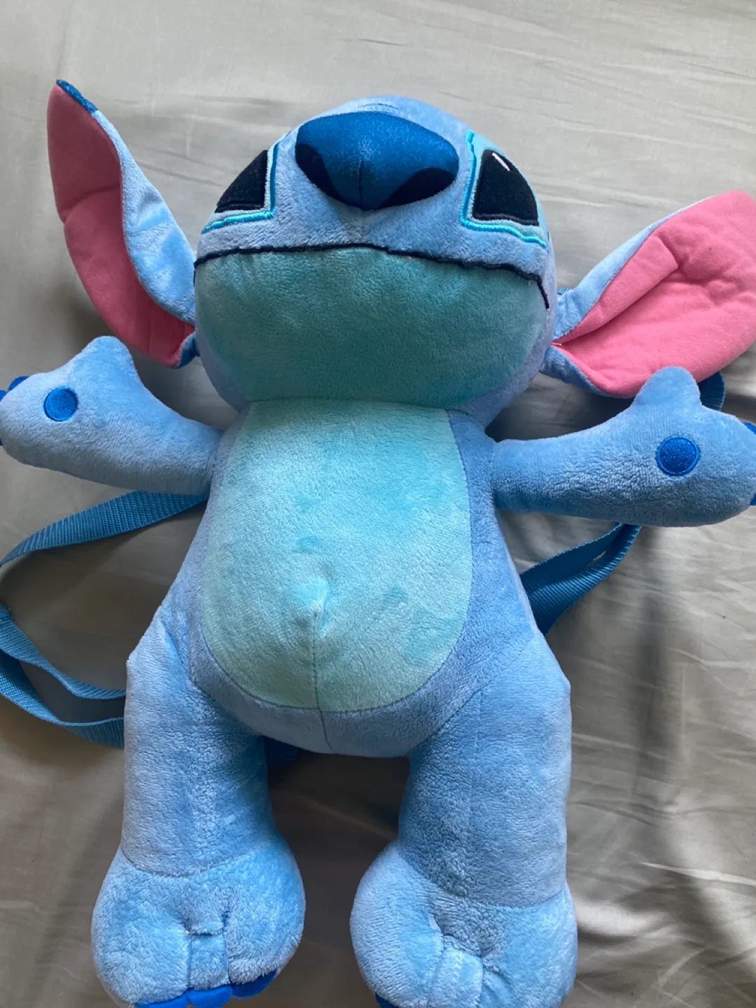 Stitch Plush Backpack Blue thumbnail