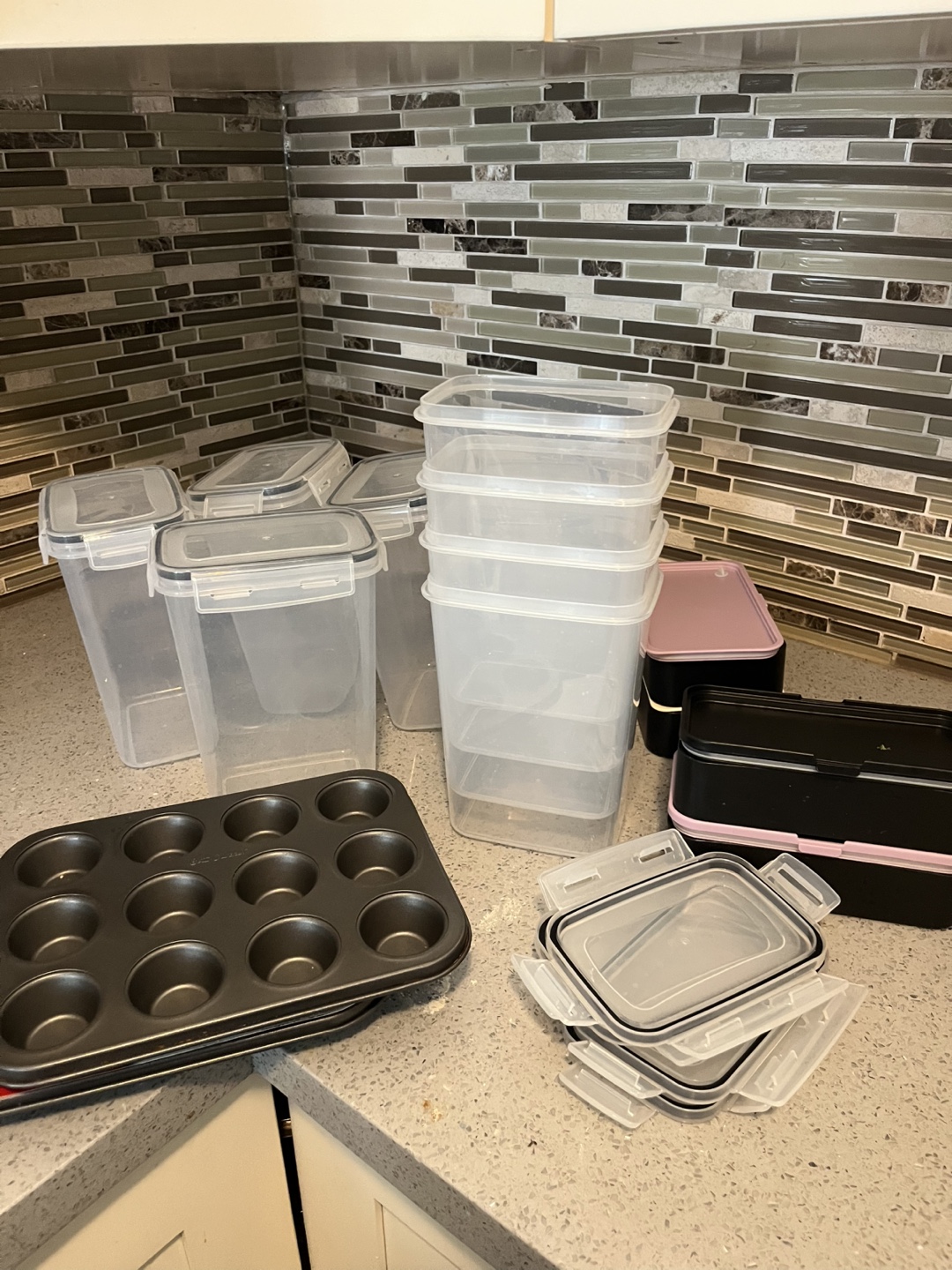 Food Storage Containers & Muffin Tins