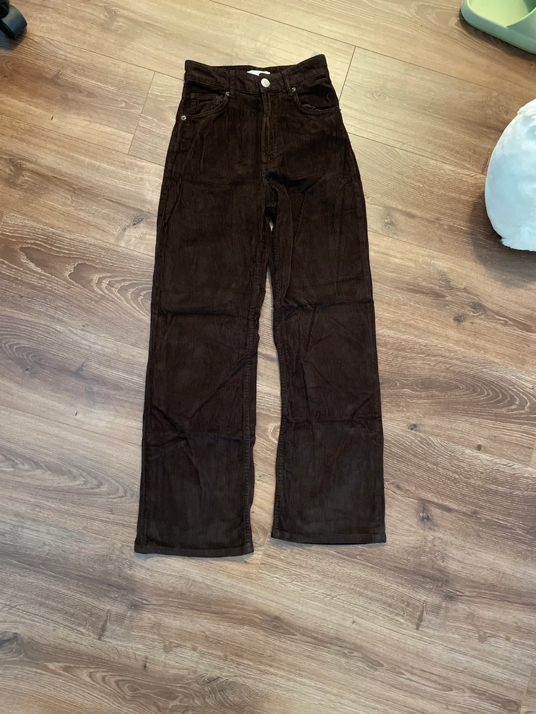 Zara Brown Corduroy Pants - Size 2 thumbnail