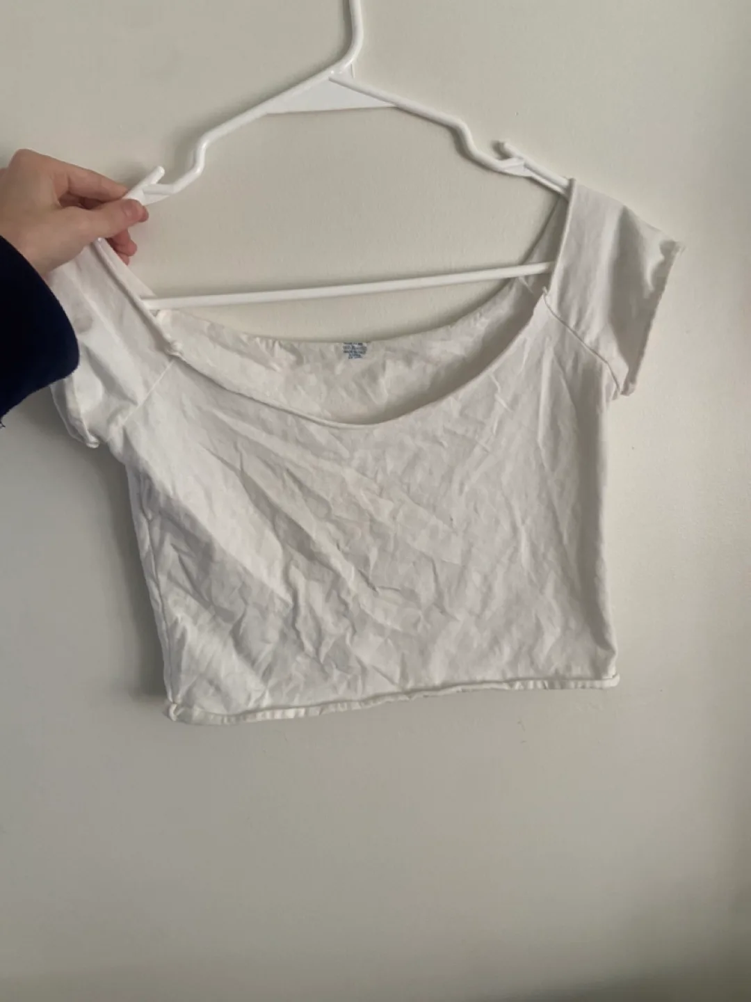Brandy Melville White Crop Top thumbnail