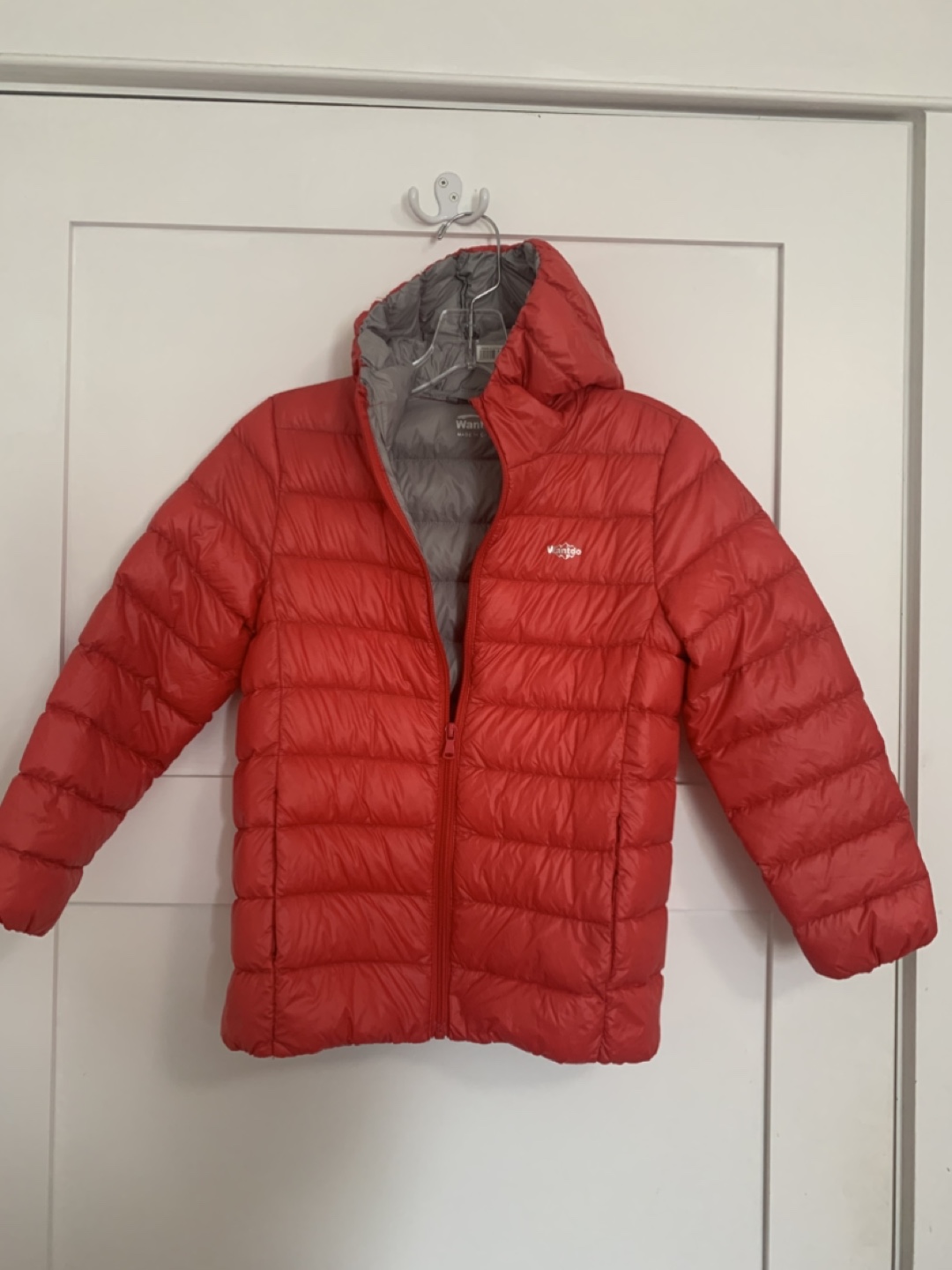 Kids Wantdo Red Puffer Jacket waterproof Size 8