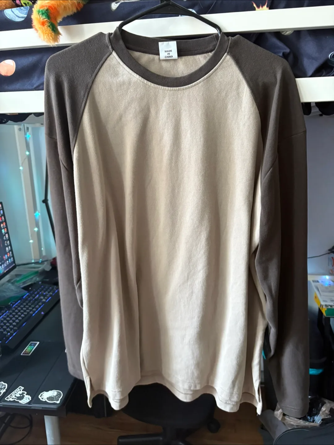 (L) Brown Long Sleeve Shirt thumbnail