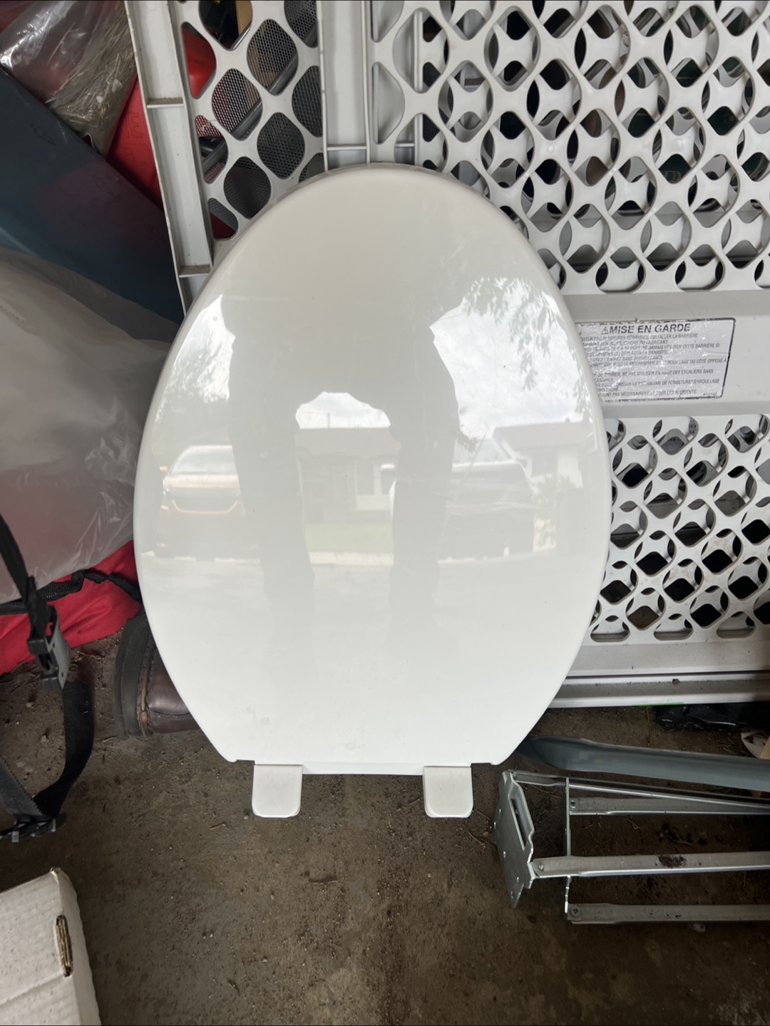 White Toilet Seat