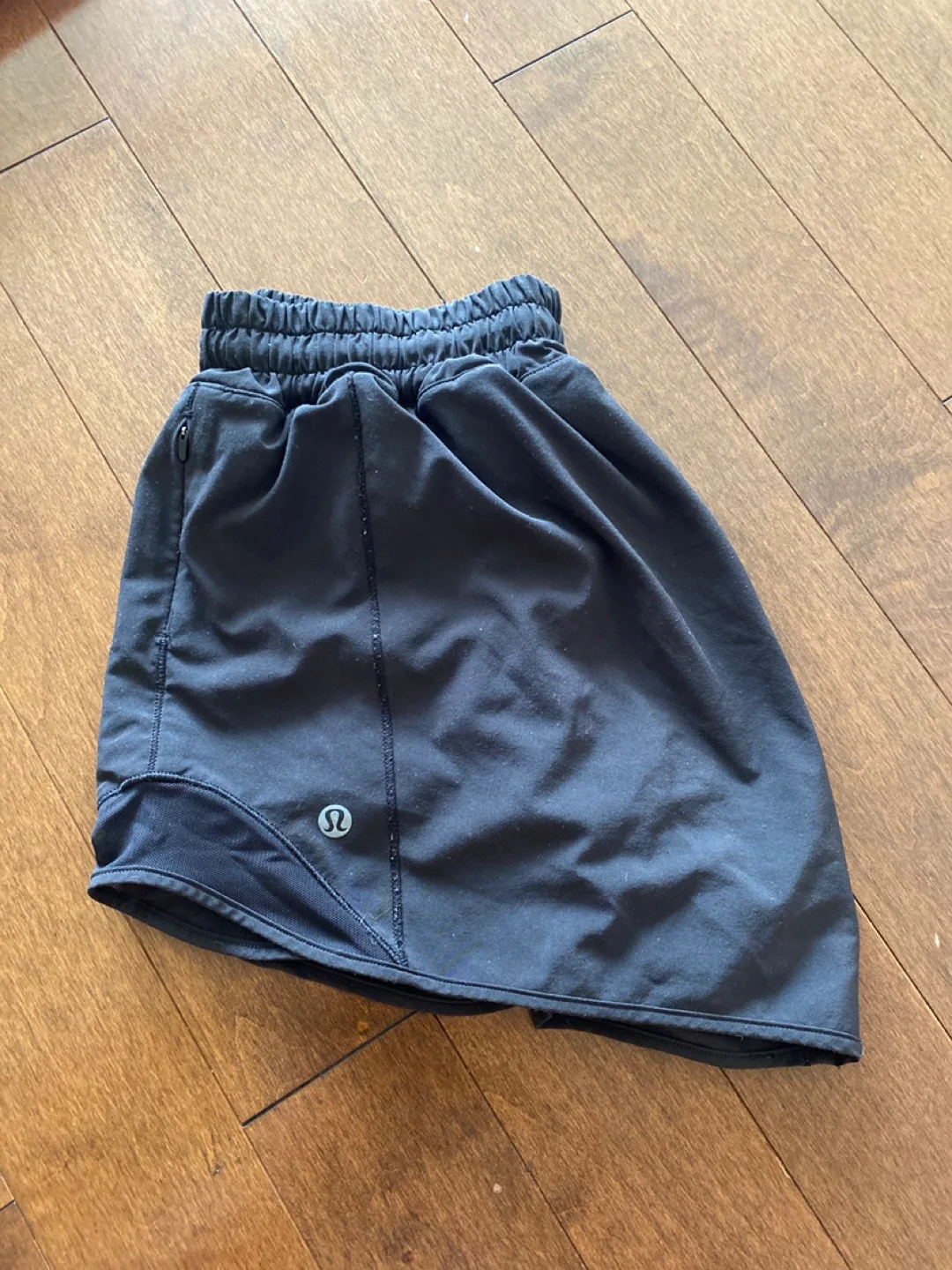 Lululemon Black Running Shorts - Size 6 thumbnail