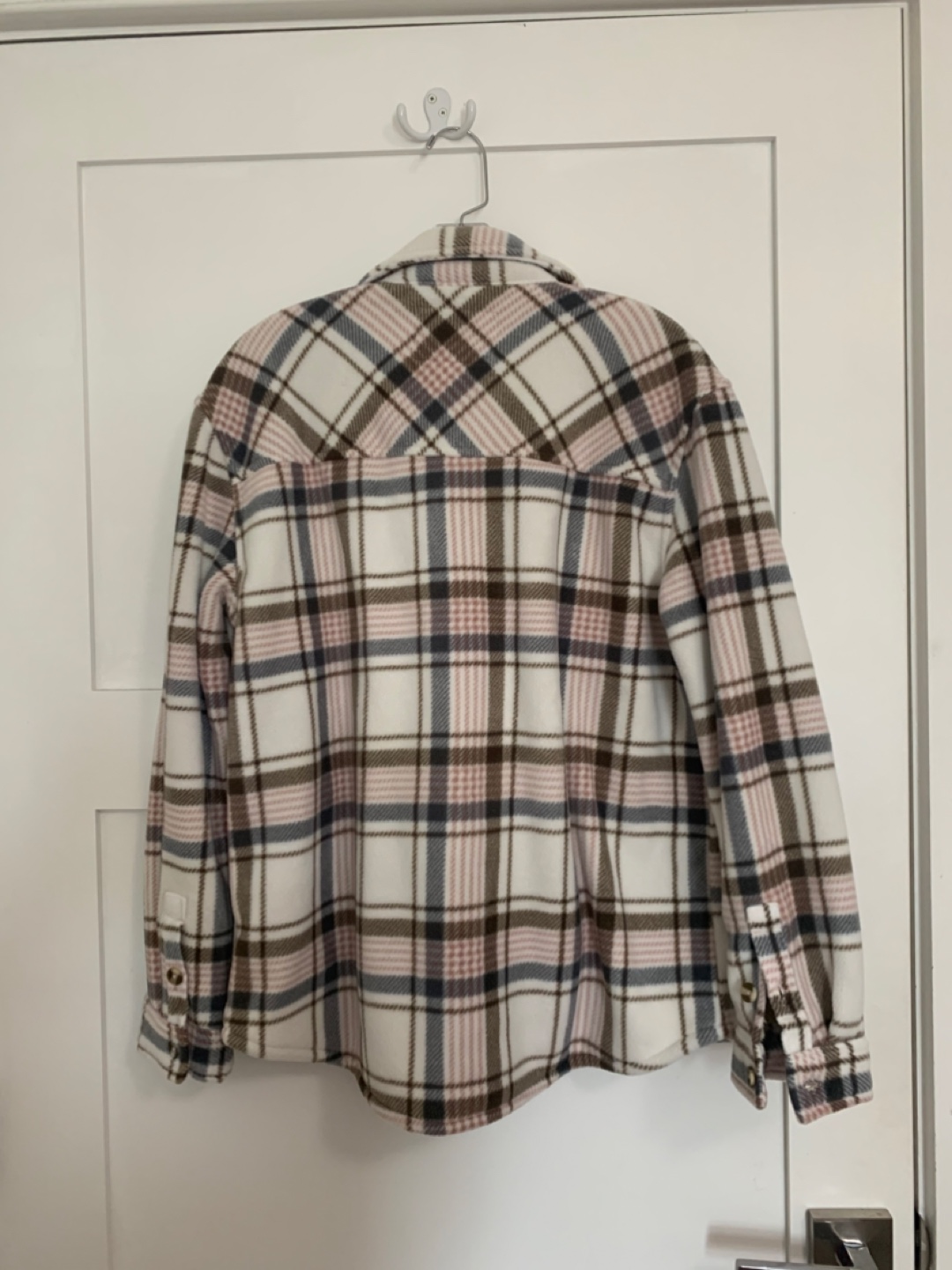 Sage Collective Plaid Sherpa Shacket - Size M - photo 4