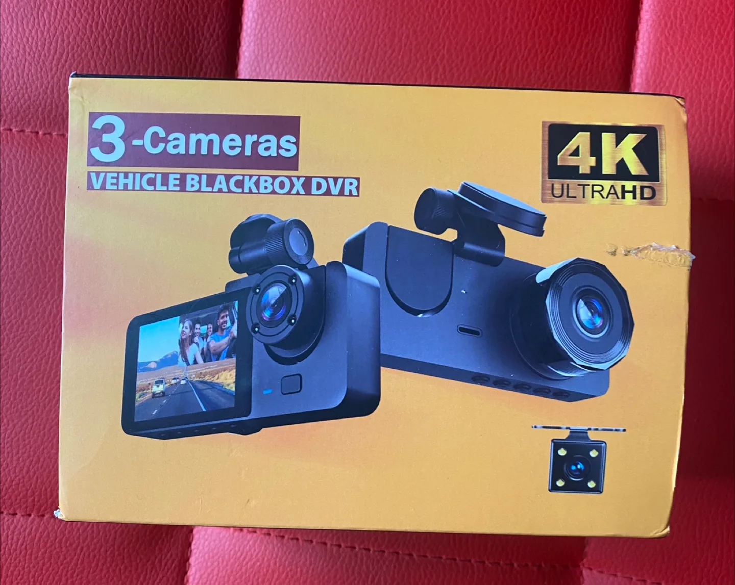 4K Ultra HD Vehicle Blackbox DVR - 3 Cameras thumbnail