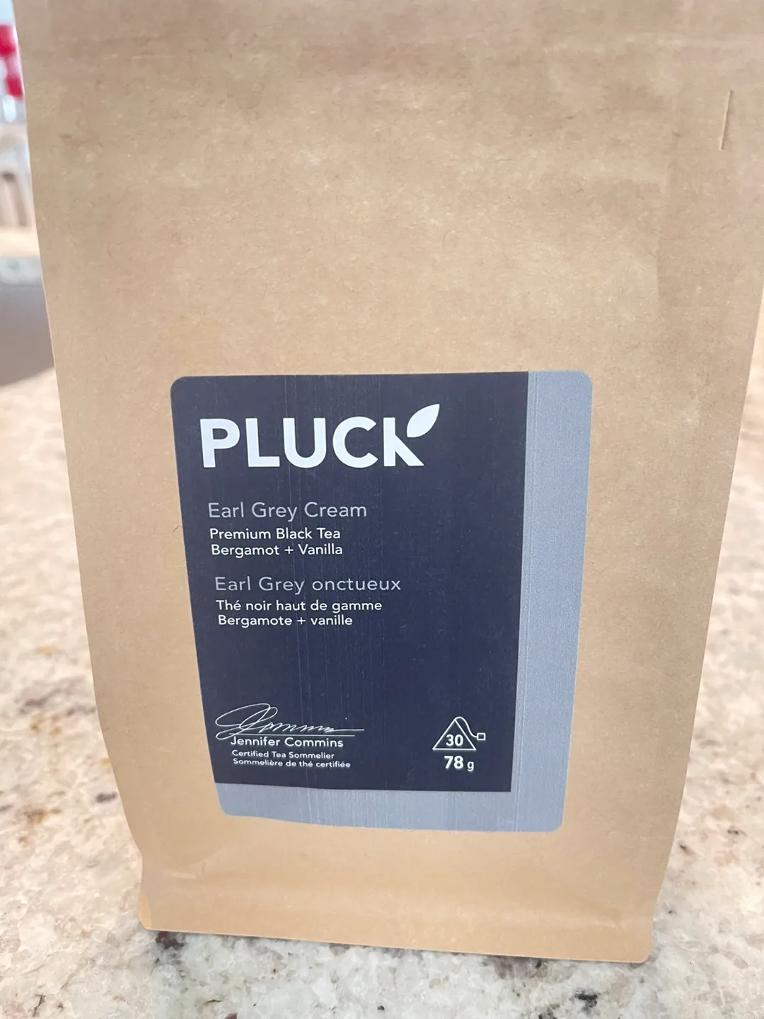 Pluck Earl Grey Cream Black Tea - 30 Tea Bags thumbnail