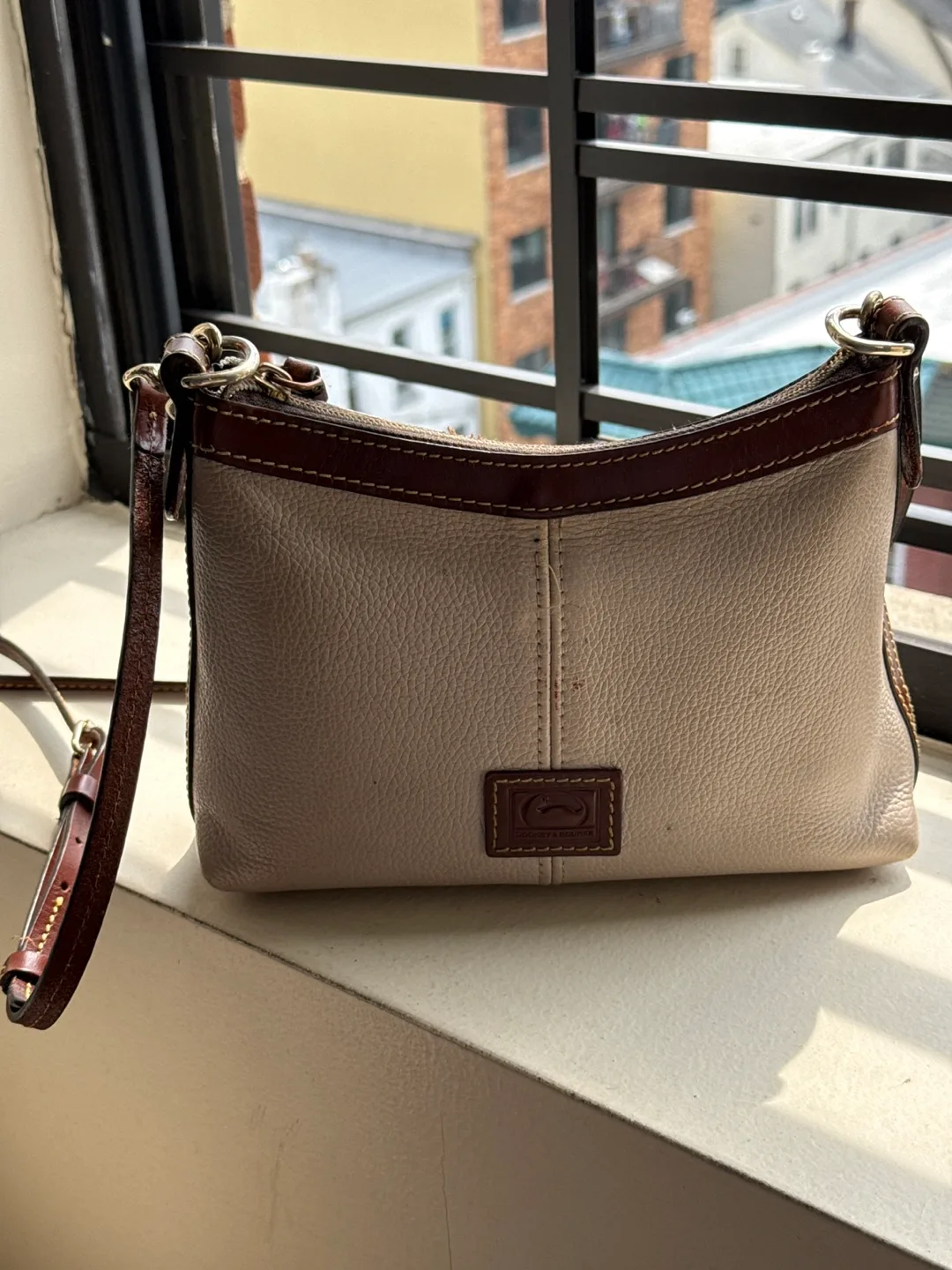 Dooney & Bourke Beige Crossbody Bag thumbnail
