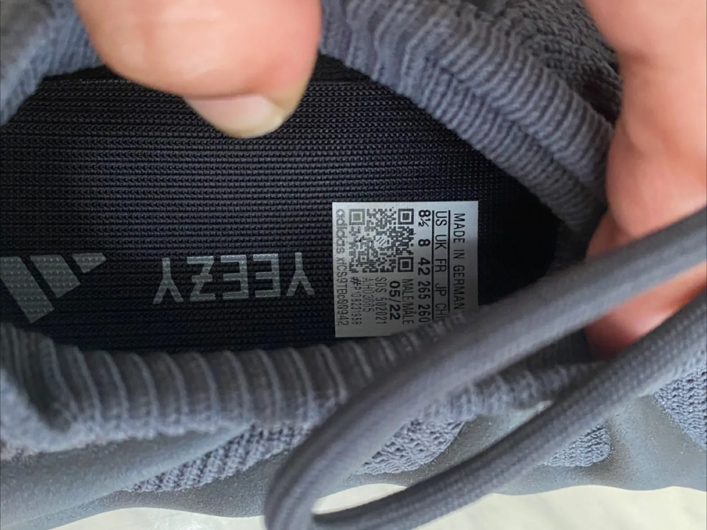 Adidas /Yeezy 450 Utility Black, Size 8.5 image indicator(5)