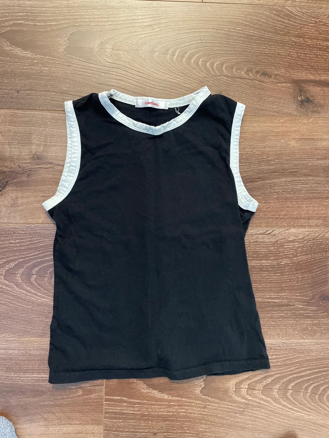 Cantwo Black Tank Top thumbnail