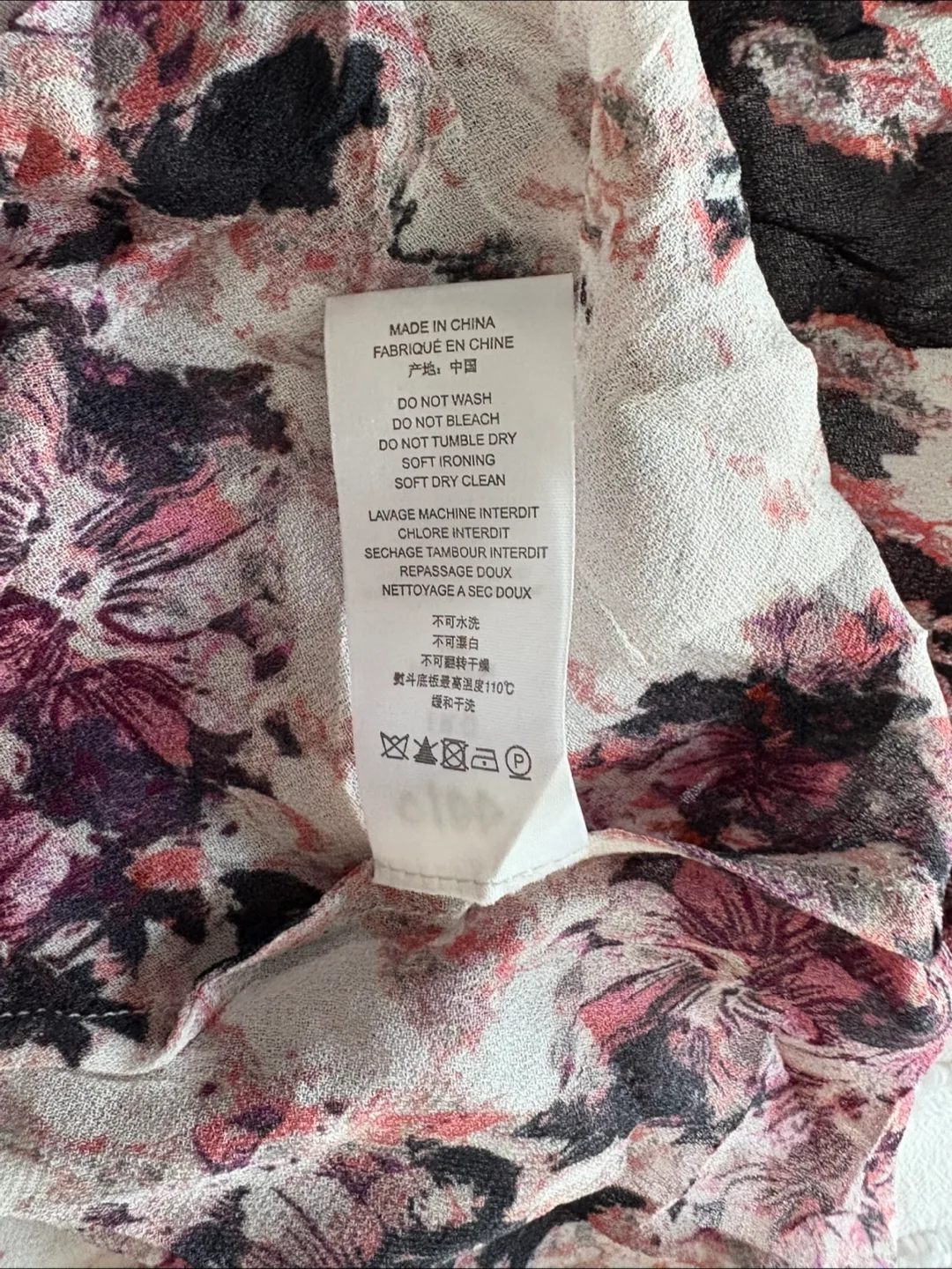 IRO Floral Print Wrap Blouse - Size 38 image indicator(7)